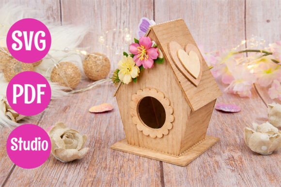 3D Birdhouse Laser Cutting Spring Amp