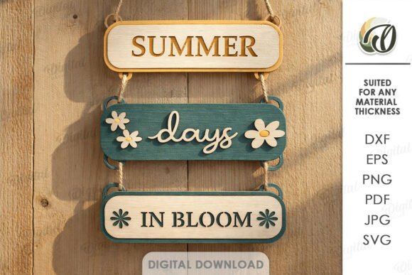 3D Summer Wall Decor Laser Cut: A Versatile Design Asset for Signs and Blogs