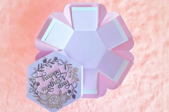 3D SVG Explosion Box for Mother’s Day Content