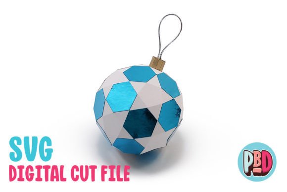 Christmas Ornament 3D SVG: A Festive Design Asset for Marketers