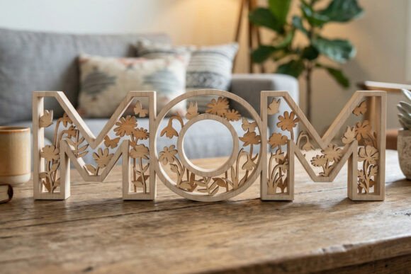 Layered Flower MOM Shadow Box - 3D Review
