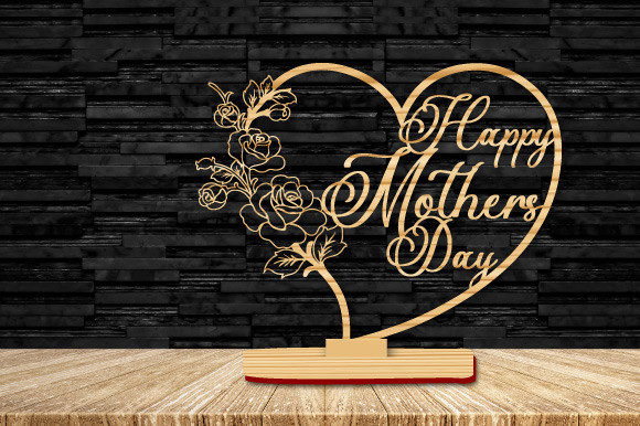 Mom Heart Sign Laser Cut File 3D Svg Review for Real Projects