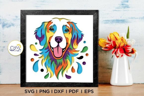 Reviewing the 3D Golden Retriever Shadow Box SVG for Real Projects