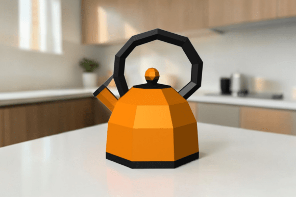 Tea Kettle Favor 3D SVG β A Versatile Design Asset for Creative Branding